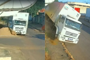 CAMINHÃO DESGOVERNADO ATINGE BAR E DEIXA QUATRO MORTOS EM GOIÁS